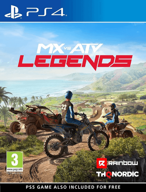 MX Vs. ATV Legends box art for Playstation 4